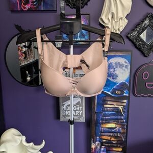 Torrid Blush Lace-Up Bra